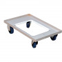Cadre roulant Inox - 250kg - 160x410x610mm