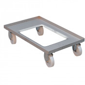 Cadre roulant Inox - 250kg - 160x410x610mm