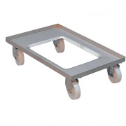 Cadre roulant Inox - 250kg - 160x410x610mm