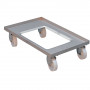 Cadre roulant Inox - 250kg - 160x410x610mm