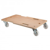 Plateau Roulant Bois - 350x600mm - 150kg