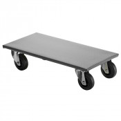 Plateau Roulant Contreplaqué Antidérapant Gris - 300x600mm - 250kg