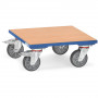 Plateau Roulant en Bois - 500x500mm - 400kg