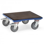 Plateau Roulant en Bois (armature Ouverte) - 500x500mm - 400kg