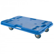 Plateau Roulant raccordable Plastique Bleu - 600x400mm - 150kg