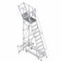 Escabeau pour maintenance face camion en aluminium