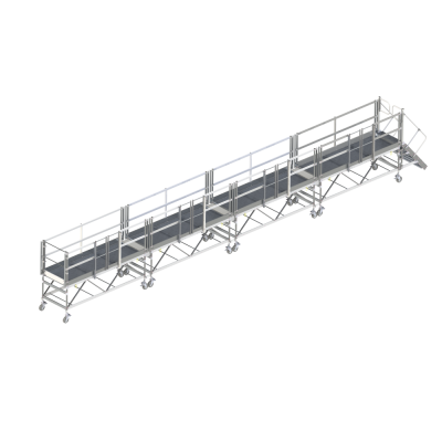 Quai d'accès camion QMC en aluminium