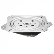 Platine Pivotante à Billes Acier - 155x155mm - 150kg