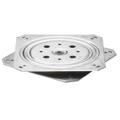 Platine Pivotante à Billes Acier - 155x155mm - 150kg