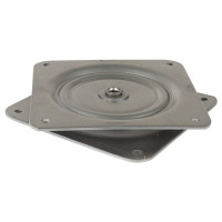 Platine Pivotante à Billes Acier - 165x165mm - 250kg