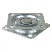 Platine Pivotante à Billes Acier - 95x70mm - 280kg