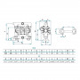 Pompe membrane 1" – série Pivot – PP conducteur – membranes multiples – fileté latéral – Samoa