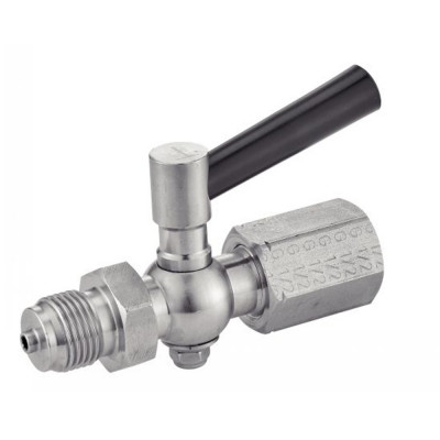 Robinet porte-manomètre Inox 316 Ti - Étanchéité et qualité