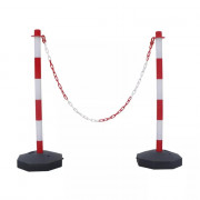 Kit 6 poteaux avec chaîne à lester - 2 ou 10m