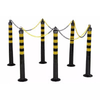 Potelet de Délimitation Set – Balisage Sécurité – Kit Mobile Jaune/Noir Haute Visibilité Potelet de Délimitation Set – Balisage Sécurité – Kit Mobile Jaune/Noir Haute Visibilité