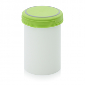 Pot plastique avec couvercle vissant hermétique 1000 ml
