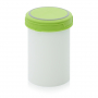 Pot plastique avec couvercle vissant hermétique 1000 ml