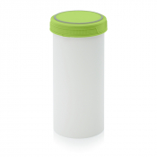 Pot plastique avec couvercle vissant hermétique 2500 ml