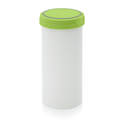 Pot plastique avec couvercle vissant hermétique 2500 ml