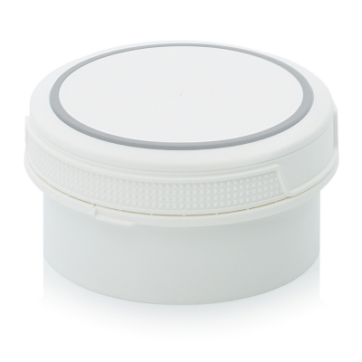 Pot plastique avec couvercle vissant hermétique 300 ml