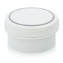 Pot plastique avec couvercle vissant hermétique 300 ml
