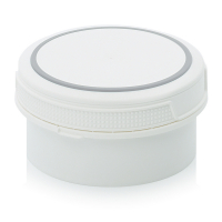 Pot plastique avec couvercle vissant hermétique 300 ml Pot plastique avec couvercle vissant hermétique 300 ml