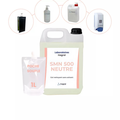 SMN 500 NEUTRE Gel nettoyant sans solvant
