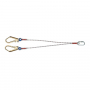 Longe corde double sans absorbeur