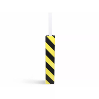 Protection de Colonne 100x100 PE – Sécurité Antichoc Intérieure – Fixation Velcro Haute Visibilité