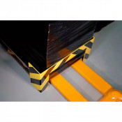 Protection pour Palettes Longues EUR – Sécurité Stockage – Acier Antichoc Crash Stop
