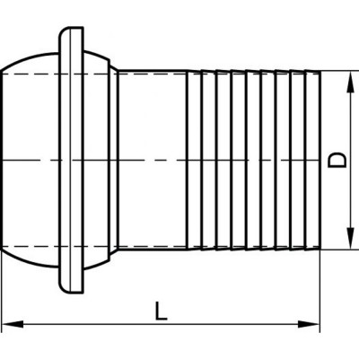 Raccord sphérique mâle chemisé inox 304 - Euro Rapid