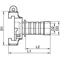 Demi-raccord Express Inox 316 - Laiton et Étanchéité