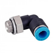 Raccord coudé orientable filetage mâle laiton nickelé
