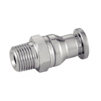 Raccord droit filetage mâle conique inox - Inox de qualité
