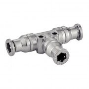 Union en té inox équipement industriel - Raccords et Étanchéité