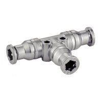 Union en té inox équipement industriel - Raccords et Étanchéité