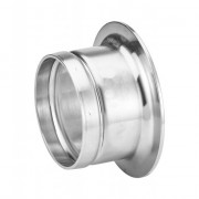 Collet iso rainuré pour bride tournante inox 316L - Raccords