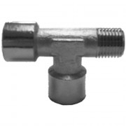 Raccord pneumatique T femelle/femelle/mâle 1/4" - Alsafix