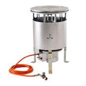 Chauffage radiant mobile au gaz