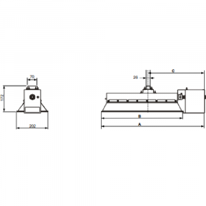 Chauffage radiant lumineux au gaz propane RG 75 SA – 6,75 kW