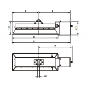 Radiant gaz à ionisation RGI 75 SA G25 – chauffage pro