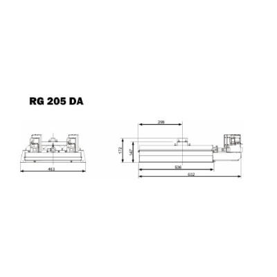 Radiant gaz naturel RG 205 DA – 6,75 à 20,25 kW double allure G25