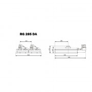 Radiant gaz naturel RG 285 DA – 13,5 à 27 kW double allure G25