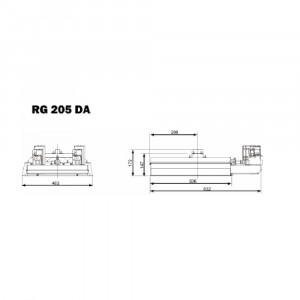 Radiant gaz propane RG 205 DA – 6,75 à 20,25 kW double allure G31