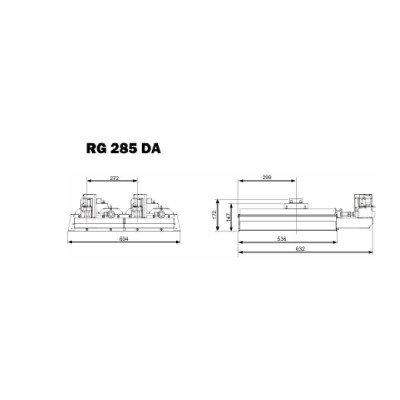 Radiant gaz propane RG 285 DA – 13,5 à 27 kW double allure G31