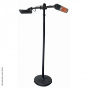 Radiant électrique sur mât orientable 1500/3000 W avec télécommande