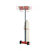 Radiant mobile gaz propane sur mât orientable 3,6 à 9,2 kW