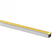 Mini rail à galets en thermoplastique diamètre 13mm, charge max 15 kg
