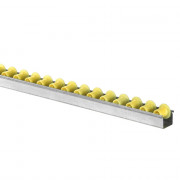 Mini rail à galets thermoplastique à joue diamètre 18/28mm, charge max 15 kg