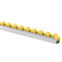 Rails à galets avec joue, diamètre 30/44 mm, charge maxi. 35 kg Rails à galets avec joue, diamètre 30/44 mm, charge maxi. 35 kg
